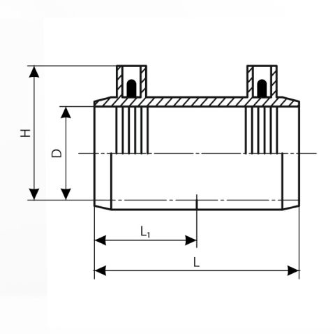 Электросварная муфта ПЭ100 SDR 11 - 17,6